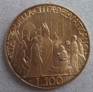 Superb 100 Lire 1950 Holy Year
 ... 