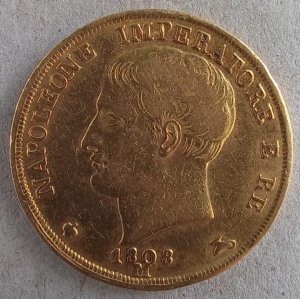 Napoleone I
20 Lire 1808 ... 