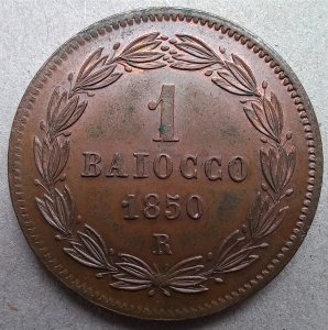 Pio IX
Baiocco 1850 ... 