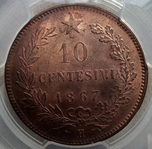Vittorio Emanuele II
 10 cents ... 