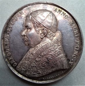 Gregory XVI

Medal A.X. Opus ... 