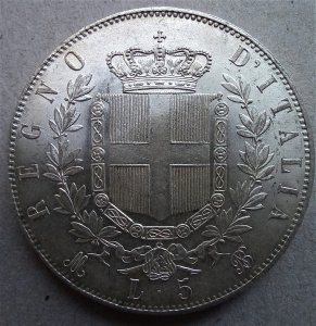 Vittorio Emanuele II
5 Lire 1871 ... 