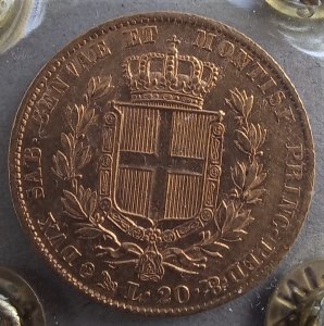 Carlo Alberto
Ottimo 20 Lire 1841 ... 