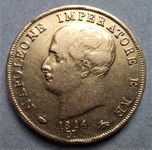 Napoleone I
Ottima 40 Lire 1814 ... 