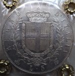 Vittorio Emanuele II

Shield of 5 Lire ... 