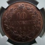 Vittorio Emanuele II
10 Centesimi 1867 OM ... 