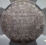 2 Lire 1868 Rare

In sealed SLAB NGC ... 